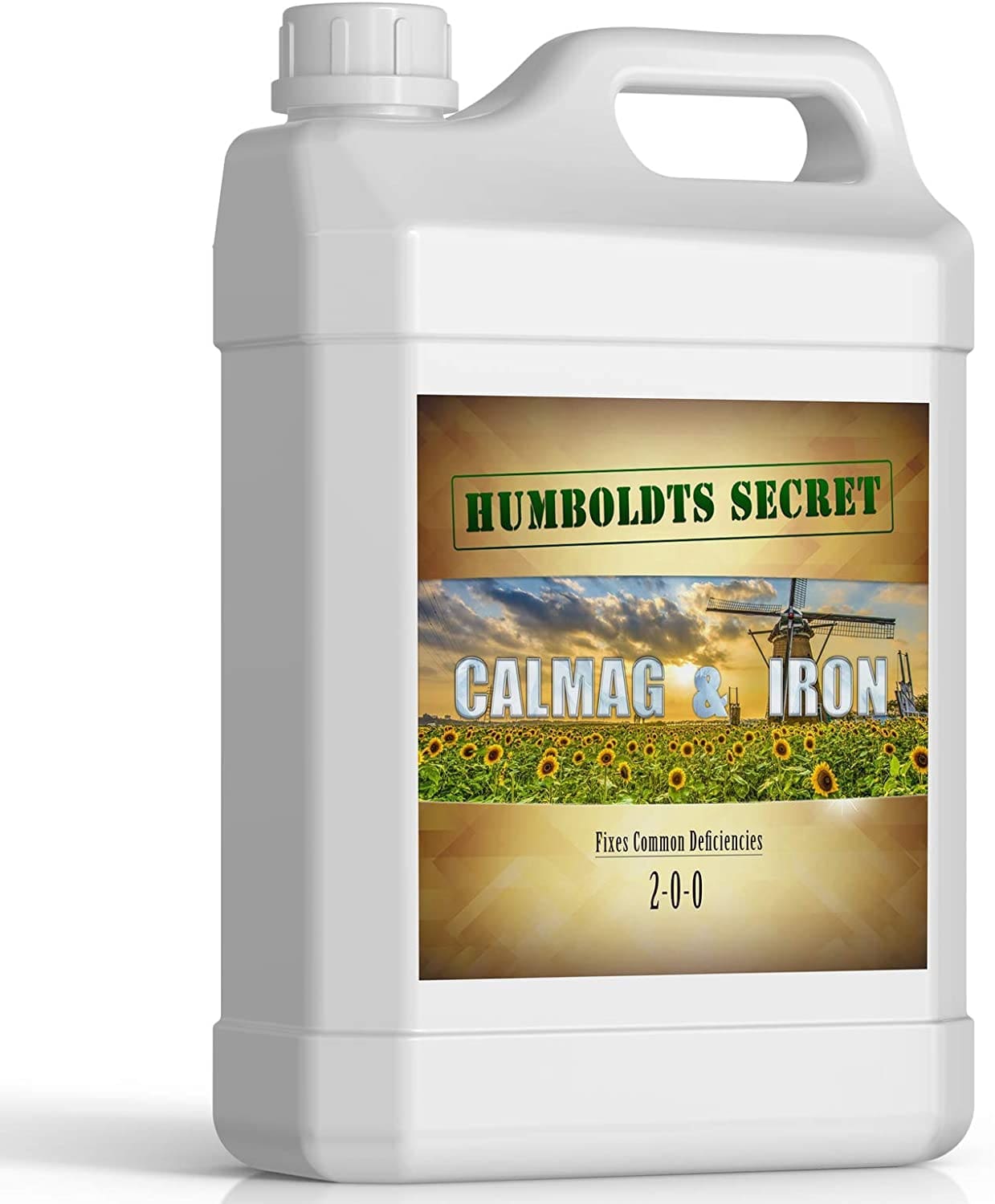 Humboldts Secret Calcium, Magnesium and Iron Supplement – Hydroponic Supplies – Liquid Nutrient Fertilizer – Supports Vegetative and Flowering Stage – 1 Gallon