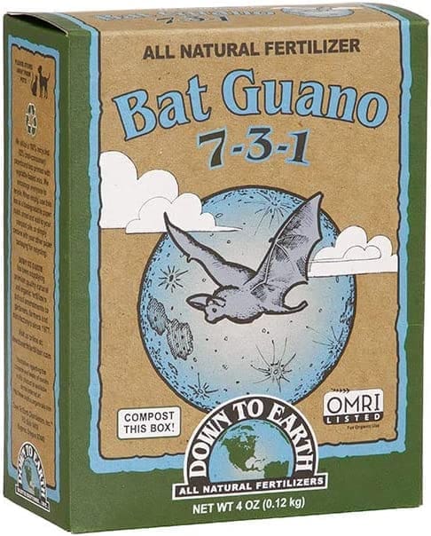 Down To Earth 07886 2 Lb Bat Guano All Natural Fertilizer 9-3-1